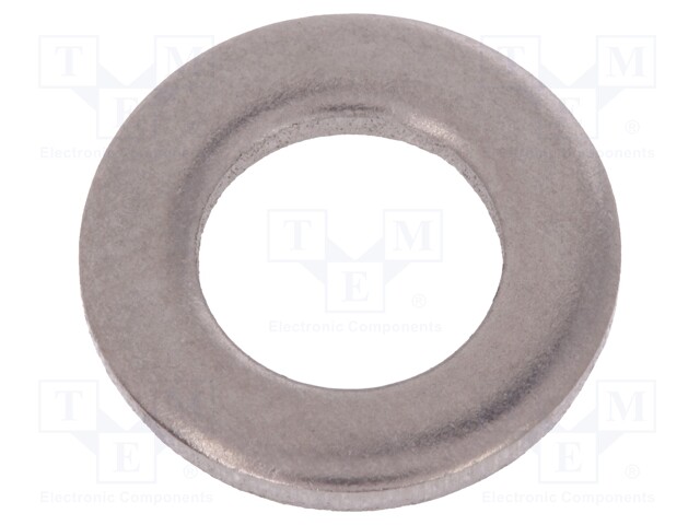 Washer; round; M6; D=12mm; h=1.6mm; acid resistant steel A4