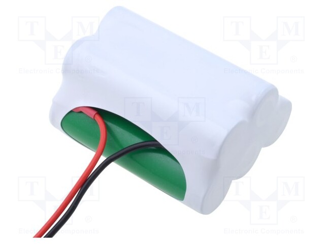 Re-battery: Ni-MH; 4/3A,4/3R23; 6V; 4300mAh; Leads: cables
