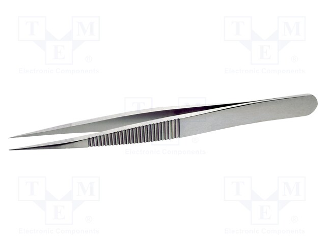 Tweezers; 110mm; Blades: straight; Blade tip shape: sharp