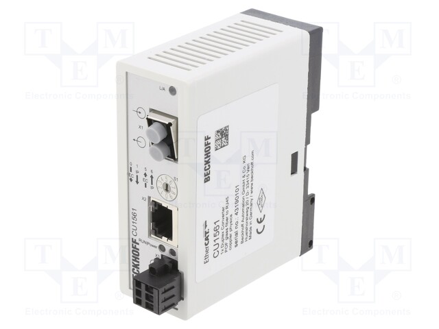 Industrial module: media converter; Number of ports: 2; 24VDC