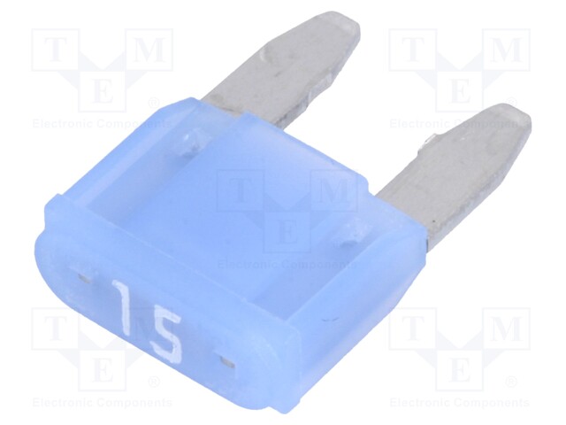 Fuse: fuse; 15A; 12VDC; automotive; 10,9mm; SMART GLOW