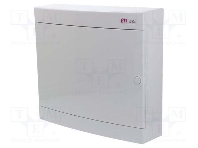 Enclosure: for modular components; IP40; white; No.of mod: 36