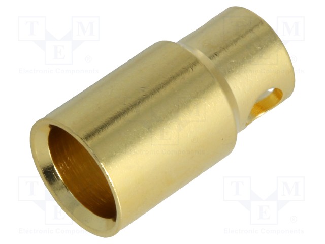 Connector: socket; 8mm banana; 80A; 6AWG; 0.15mΩ