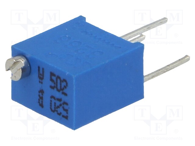 Potentiometer: mounting; multiturn; 5kΩ; 250mW; ±10%; linear