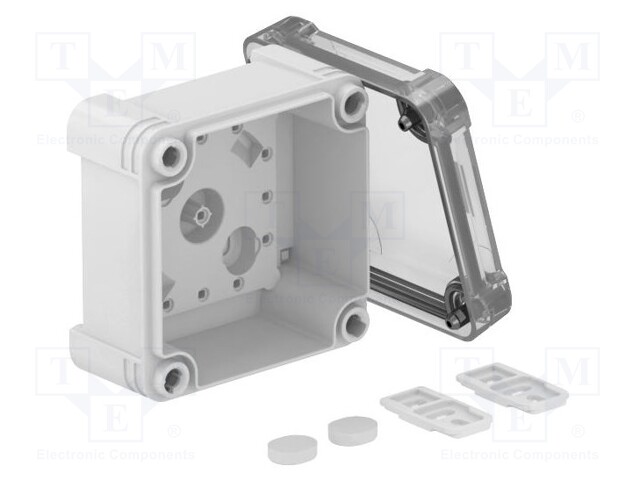 Enclosure: junction box; X: 95mm; Y: 95mm; Z: 60mm; polycarbonate