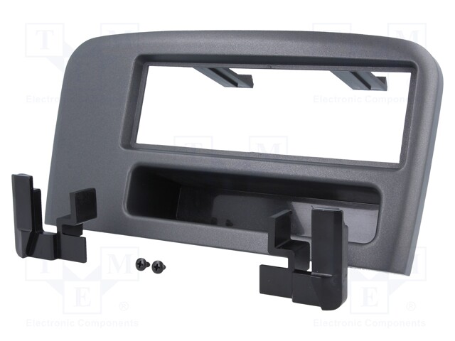 Radio mounting frame; Volvo; 1 DIN; black