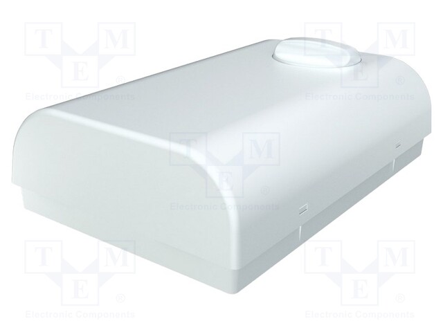 Enclosure: wall mounting; X: 80mm; Y: 120mm; Z: 33.2mm; ABS; white