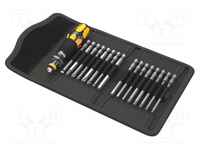 Kit: screwdrivers; Kit: case,screwdriver bits,screwdriving grip