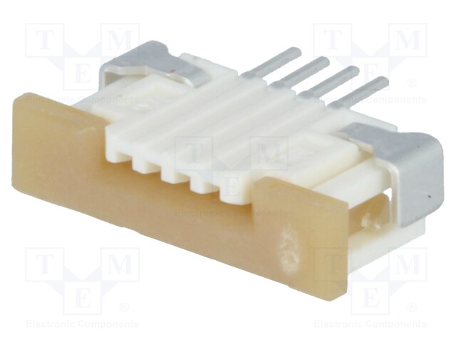 Connector: FFC (FPC); horizontal; PIN: 4; ZIF,bottom contacts; SMT