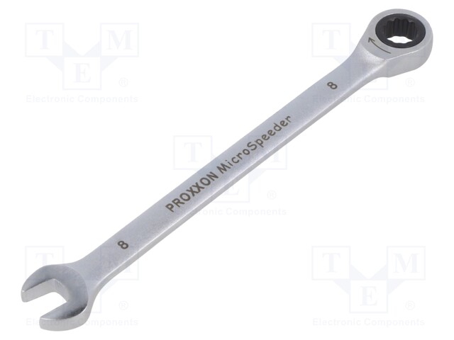 Wrench; combination spanner; 8mm; MicroSpeeder