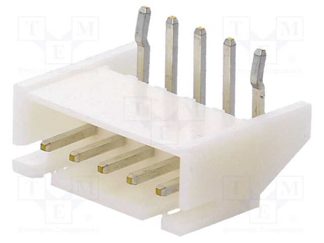 Socket; wire-board; male; XH; 2.5mm; PIN: 5; THT; 250V; 3A; -25÷85°C