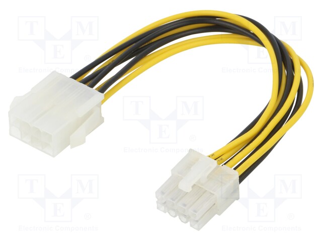 Cable: mains; EPS 8pin male,EPS 8pin female; 0.2m