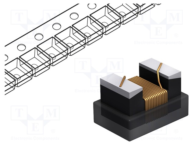 Inductor: wire; SMD; 0402; 2.2nH; 640mA; 110mΩ; Q: 14; -40÷150°C; ±10%