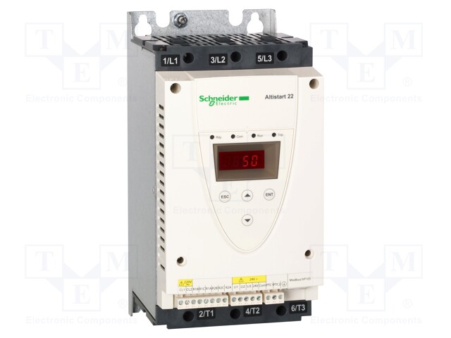 Module: soft-start; DIN; Electr.connect: screw terminals; 7.5kW