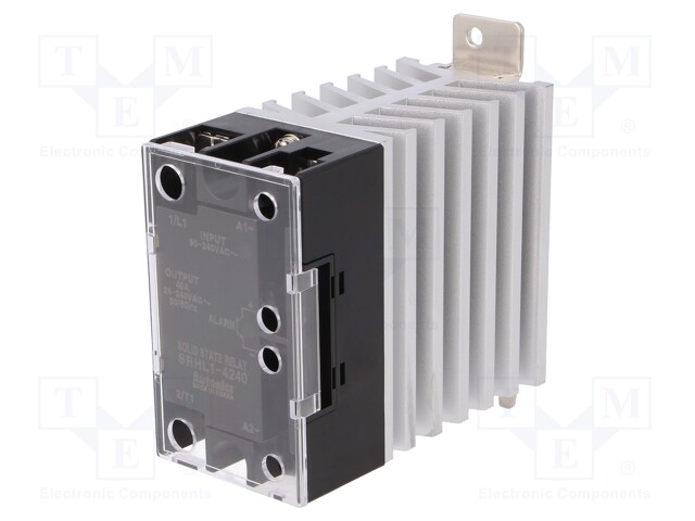 Relay: solid state; Ucntrl: 90÷240VAC; 40A; 24÷240VAC; -30÷70°C