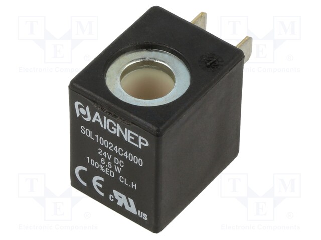 Coil for solenoid valve; IP65; 230VAC; 7.5VA