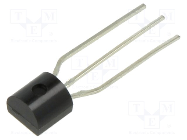 Transistor: NPN; bipolar; 50V; 0.15A; 0.25W; TO92