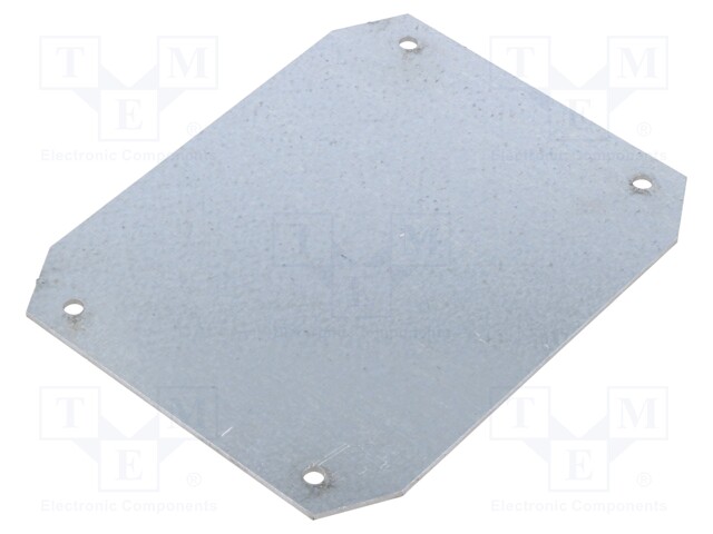 Mounting plate; steel sheet; SCAME-653.01; Series: ALUBOX