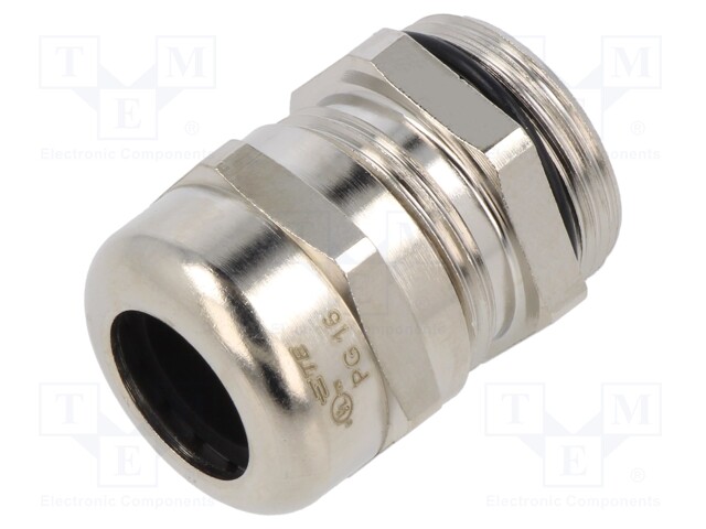 Cable gland; without nut; PG16; IP68; Mat: brass; Entrelec
