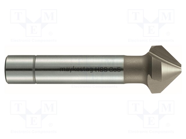 Countersink; high speed steel cobalt HSS-Co; Mounting: rod 10mm