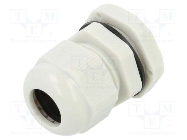 Cable gland; PG13,5; polyamide; light grey