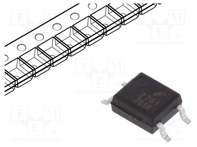 Optocoupler; SMD; Channels: 1; Out: transistor; Uinsul: 3.75kV