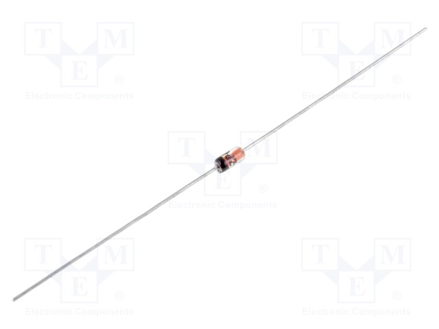 Diode: Zener; 0.5W; 10V; Ammo Pack; DO35; single diode