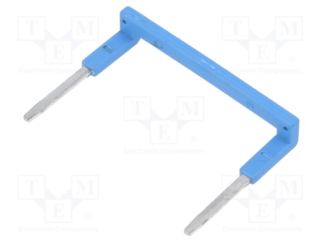 Connection bridge; 10A; 250VAC; Colour: blue