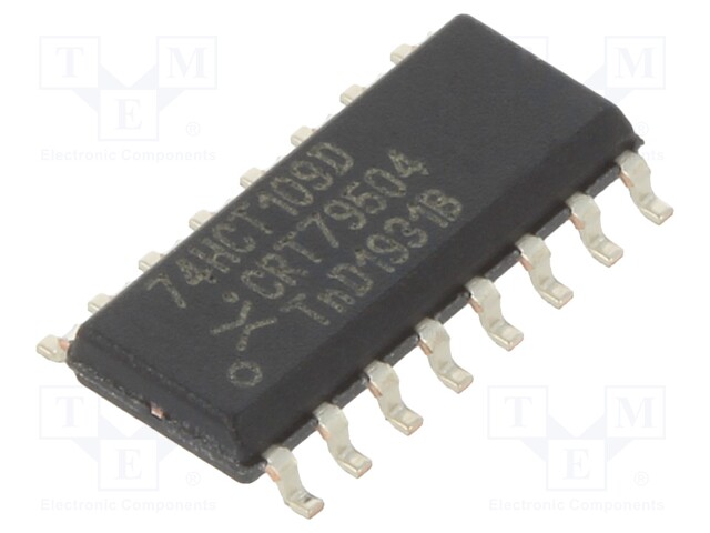 IC: digital; JK flip-flop; Channels: 2; IN: 5; HCT; SMD; SO16