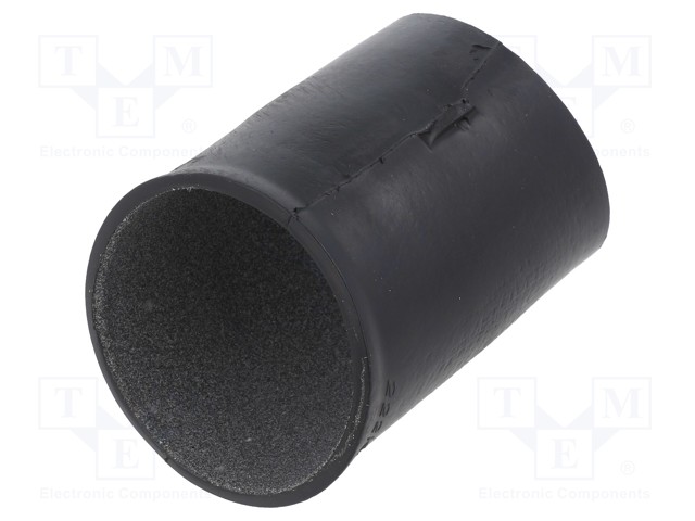 Heat shrink boot; angular,glued; black; elastomer; -75÷150°C