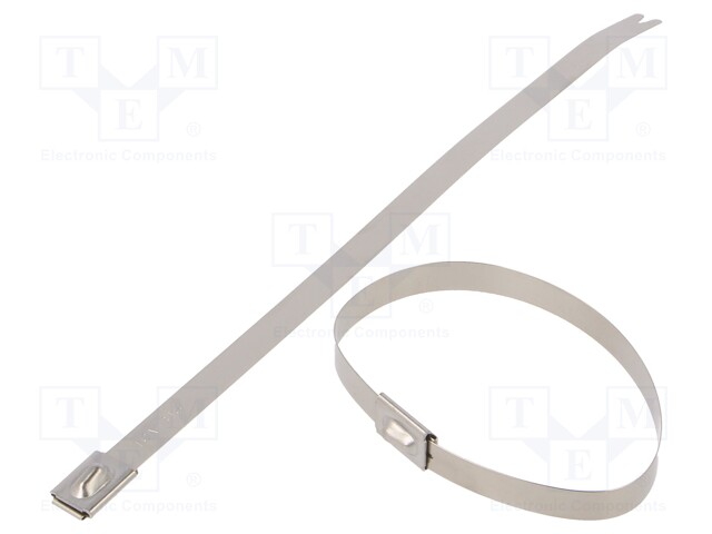 Cable tie; L: 201mm; W: 7.9mm; acid resistant steel AISI 316; 2kN