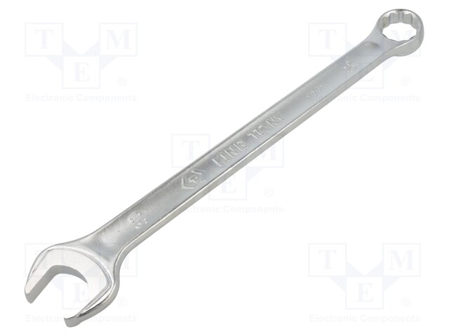 Wrench; combination spanner; 30mm; Chrom-vanadium steel; long