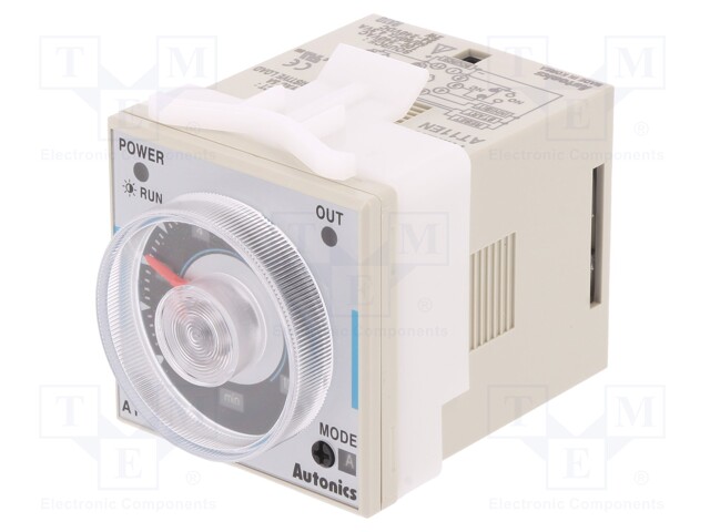 Timer; 0,05s÷100h; SPDT + SPDT; 250VAC/5A,30VDC/5A; 100÷240VAC