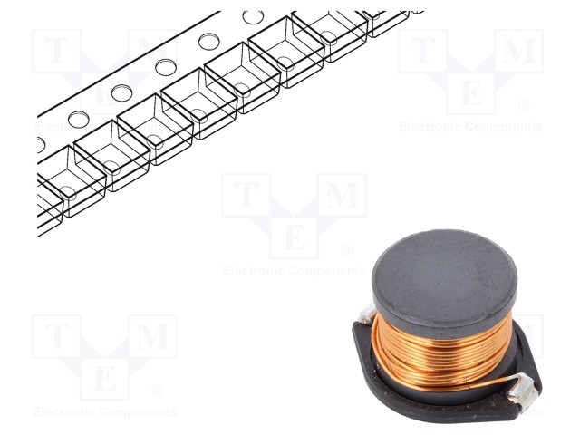 Inductor: ferrite; SMD; 680uH; 1.4A; 770mΩ; 18.7x15.2x12mm; ±20%