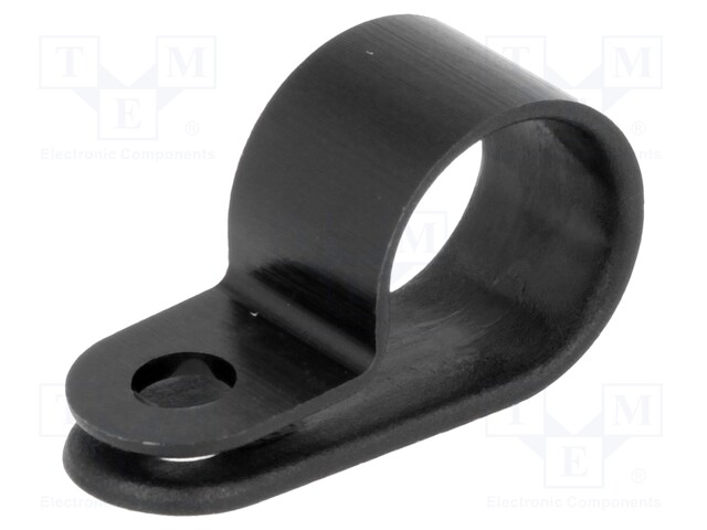 Fixing clamp; Cable P-clips; ØBundle : 12.5mm; W: 10mm; polyamide