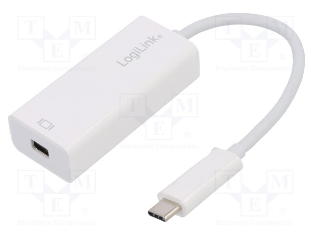 Adapter; USB C plug,mini DisplayPort socket; 0.15m