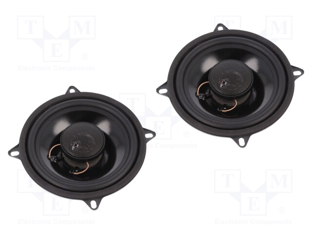 Car loudspeakers; two-way; 130mm; 100W; 80÷20000Hz; 4Ω; 45mm