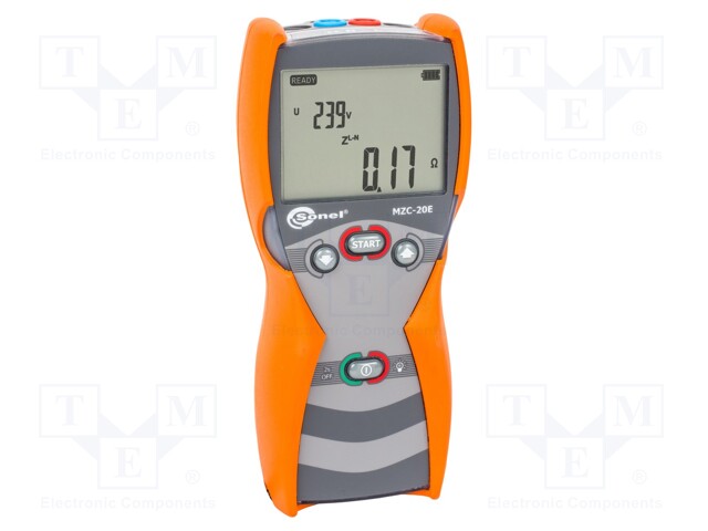 Meter: short circuit loop impedance; LCD,with a backlit; IP67