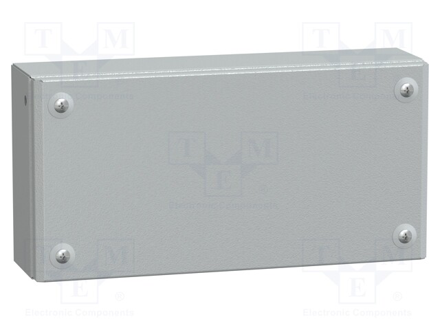 Metal Enclosure, Spacial SBM, Flat Box, IP66, NEMA 4X, Electrical / Industrial, Steel, 150 mm