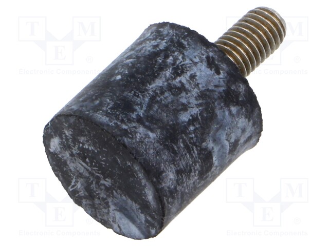 Vibroisolation foot; Shore hardness: 55±5; Foot material: rubber