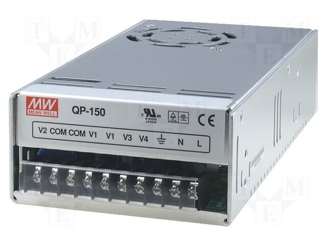 Power supply: switched-mode; modular; 150W; 5VDC; 199x99x50mm