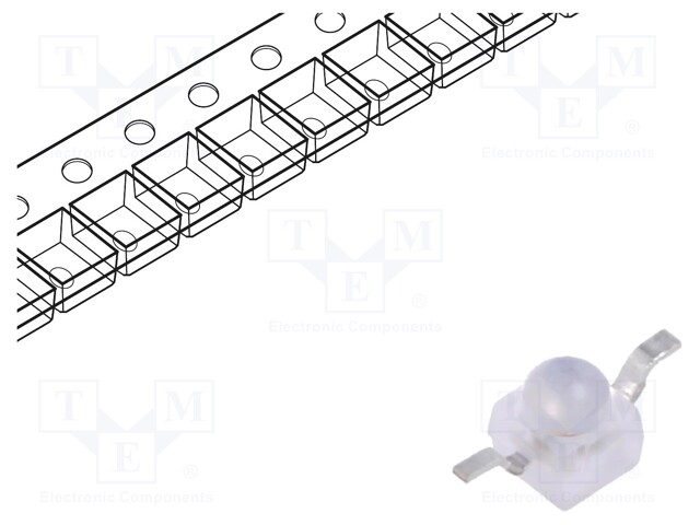 LED, Blue, SMD, 2.3mm x 2.3mm, 20 mA, 3 V, 465 nm