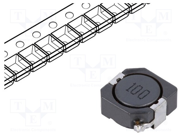 Inductor: wire; SMD; 10uH; 3.45A; 26mΩ; 10.3x10.4x5mm; ±20%