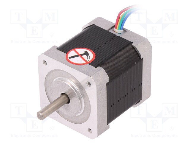 Motor: DC; stepper; 12VDC; step 1,8°; 0.35Nm; 0.31kg; 0÷40°C; 0.4A