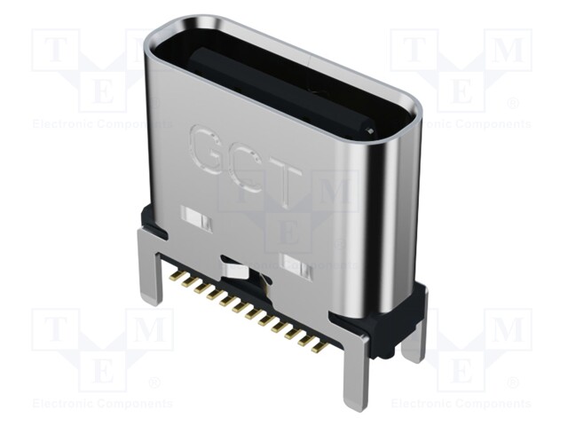 Socket; USB C; SMT