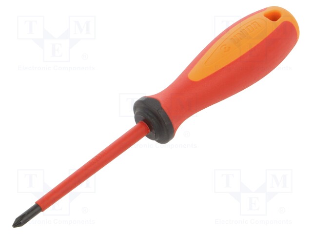 Screwdriver; insulated; Phillips; PH1; Blade length: 80mm; 1kVAC