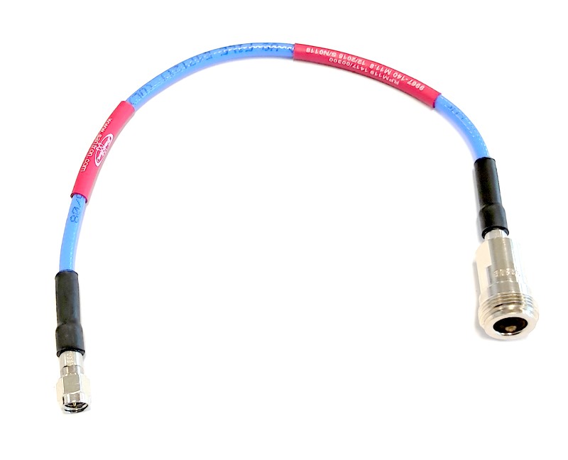 Cable; 50Ω; 300mm; N socket,SMA plug; shielded;