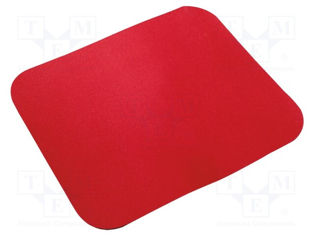 Mouse pad; red; 220x250x3mm