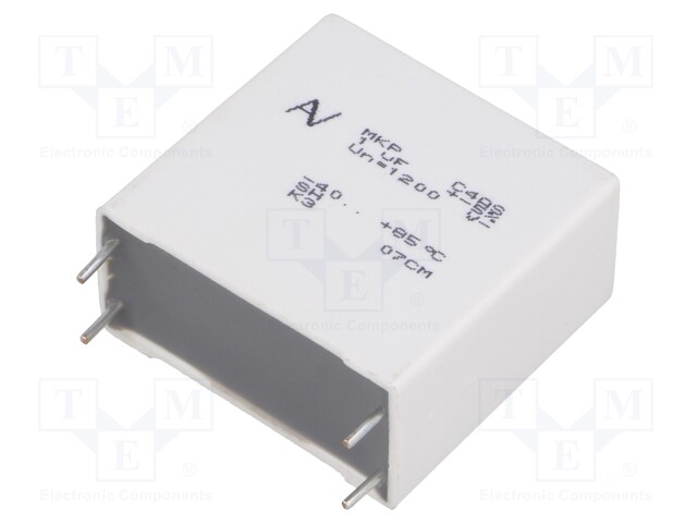 Capacitor: polypropylene; 1uF; ESR: 3.5mΩ; C4AS; THT; ±5%; -40÷85°C