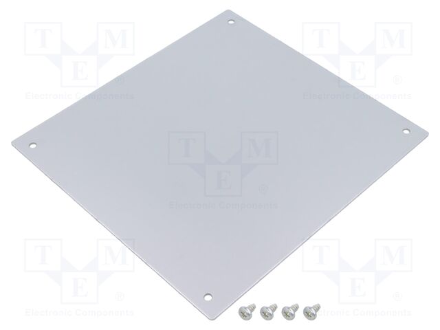 Mounting plate; aluminium